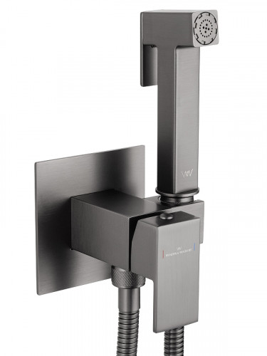 Гигиенический душ со смесителем Wonzon &amp; Woghand WW-88829903-BGM цвет Темный графит