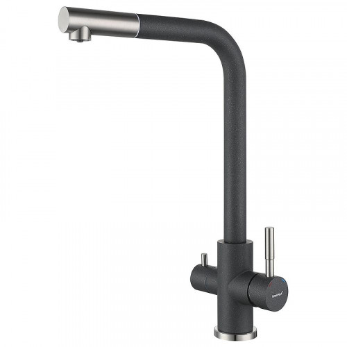 Смеситель для кухни GranFest Z-5421 цвет Темно-серый