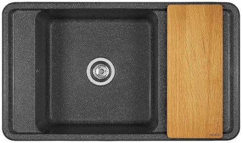 Кухонная мойка Aquaton Беллис 87 1A724832BS210 Графит