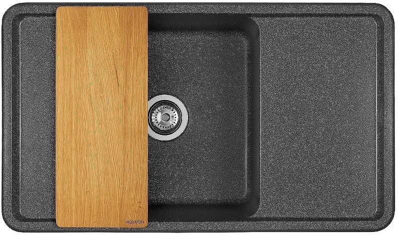 Кухонная мойка Aquaton Беллис 87 1A724832BS210 Графит