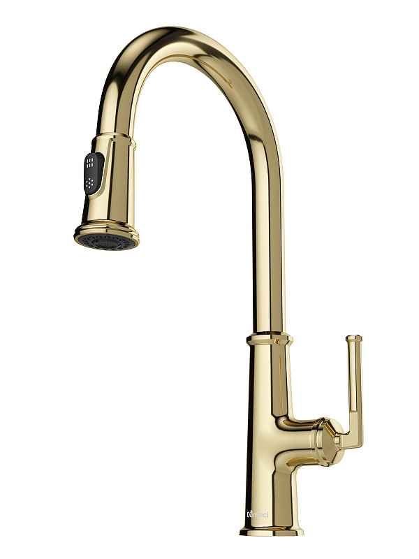 Смеситель для кухни Domaci Римини D569182CG цвет Золото