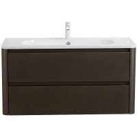 Тумба под раковину Cezares Relax 100 RELAX-1000-2C-SO-GM подвесная Оружейная сталь МДФ / ЛДСП