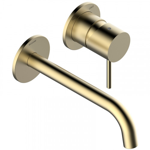 Смеситель для раковины Bossini Teo Z00730.043 Сатинированное золото латунь встраиваемый