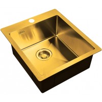 Кухонная мойка ZorG Light Bronze ZL R 450510 BRONZE Бронза нержавеющая сталь встраиваемый