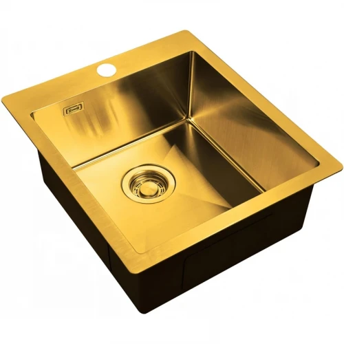 Кухонная мойка ZorG Light Bronze ZL R 450510 BRONZE Бронза нержавеющая сталь встраиваемый