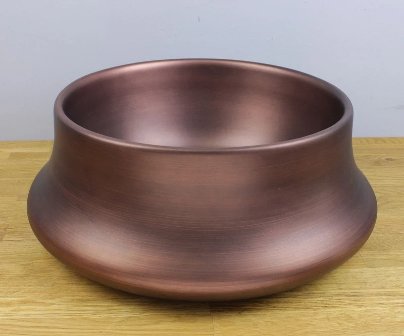 Раковина-чаша Bronze de Luxe Terracotta 36 1347MB Медь фаянс накладная
