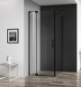 Душевой уголок Cezares Slider 110x90 SLIDER-AH-1-90-100/110-C-NERO профиль Черный матовый стекло прозрачное