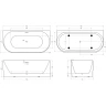Акриловая ванна BelBagno 170x80 BB412-1700-800 без гидромассажа
