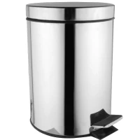 Ведро для мусора Azario AZ-301-8L цвет Хром