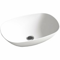 Раковина-чаша Vincea 54 VBS-6T12MW Белая матовая искусственный камень (литьевой мрамор) накладная