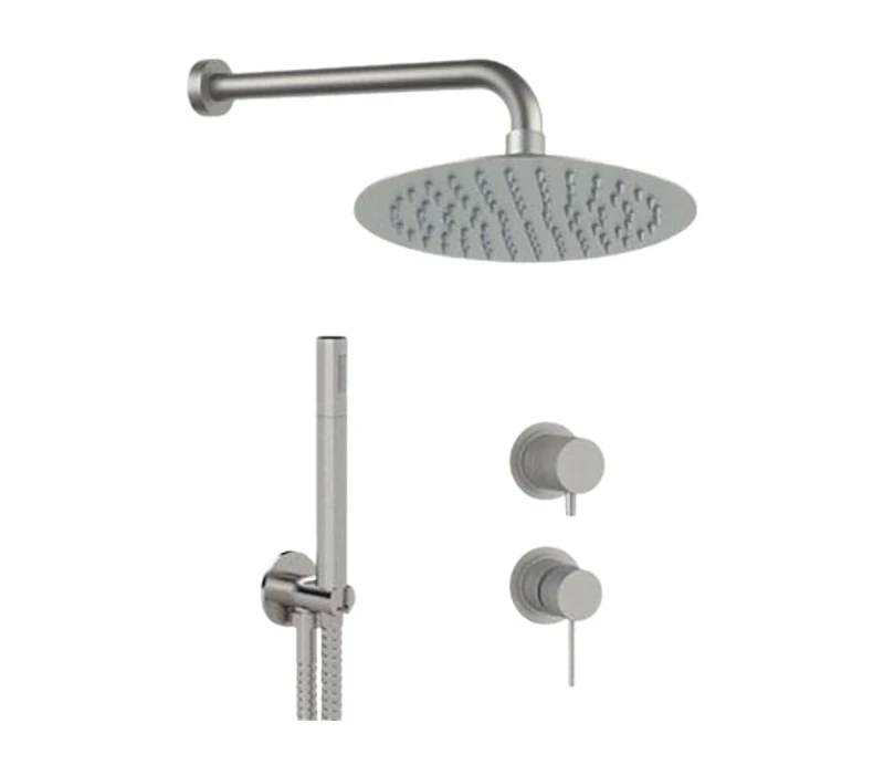 Душевая система Remer X Style Inox SSX92PS02UFM25 цвет Нержавеющая сталь