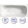 Акриловая ванна C-Bath Saturn 170x75 CBQ012001 без гидромассажа
