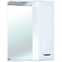 Зеркало со шкафом Bellezza Классик 60 R 4611909001010 с подсветкой Белое МДФ / ЛДСП, стекло