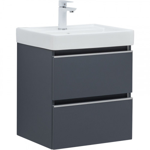 Тумба под раковину Aquanet Вега 50 329588 подвесная Маренго МДФ / ЛДСП