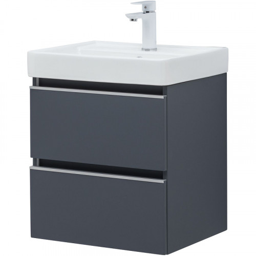 Тумба под раковину Aquanet Вега 50 329588 подвесная Маренго МДФ / ЛДСП