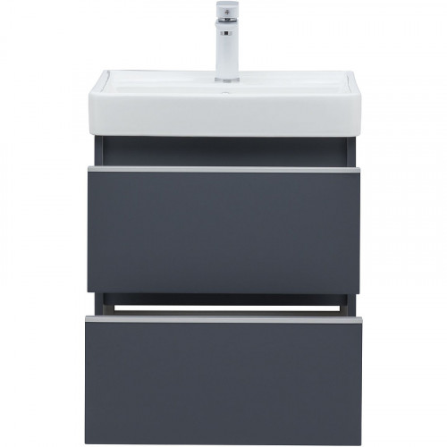 Тумба под раковину Aquanet Вега 50 329588 подвесная Маренго МДФ / ЛДСП