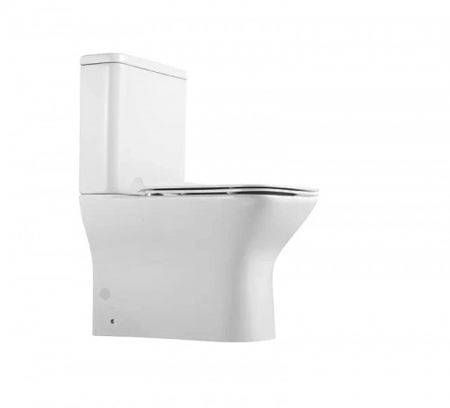 Унитаз компакт Agger AT02000 с бачком и сиденьем Микролифт фарфор напольный