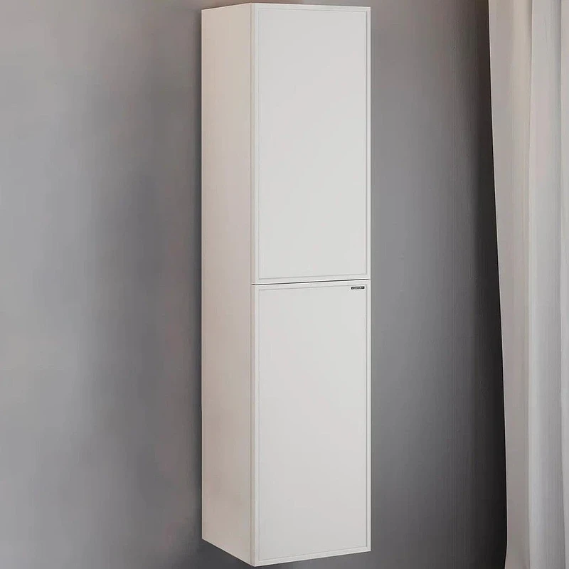 Шкаф пенал Comforty Мадрид 40 00-00017855 подвесной Серый шелк