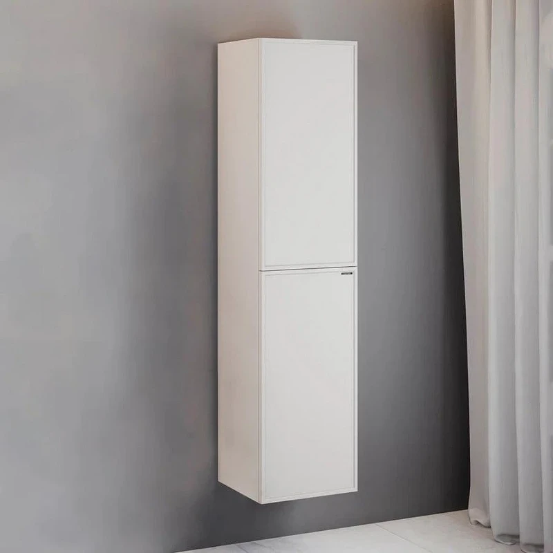 Шкаф пенал Comforty Мадрид 40 00-00017855 подвесной Серый шелк