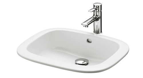 Раковина встраиваемая сверху Toto Public 55 LW763Y цвет Белый