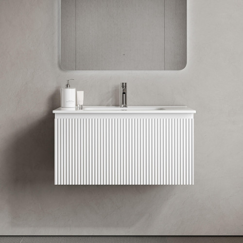 Тумба под раковину Sancos Snob R 1.0 80 SNR1.080W подвесная цвет Bianco