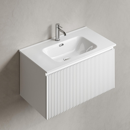 Тумба под раковину Sancos Snob R 1.0 80 SNR1.080W подвесная цвет Bianco