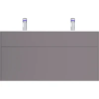 Тумба под раковину AM.PM Inspire V2.0 120 M50AFHX1203EGM подвесная Серая матовая МДФ / ЛДСП