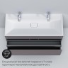 Тумба под раковину AM.PM Inspire V2.0 120 M50AFHX1203EGM подвесная Серая матовая МДФ / ЛДСП