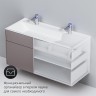 Тумба под раковину AM.PM Inspire V2.0 120 M50AFHX1203EGM подвесная Серая матовая МДФ / ЛДСП