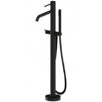 Смеситель для ванны Paffoni Light LIG032NO Черный матовый на пол