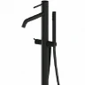 Смеситель для ванны Paffoni Light LIG032NO Черный матовый на пол