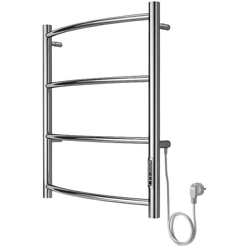 Электрический полотенцесушитель Azario Verona 500x600 П4 AZ04856 диммер справа Хром