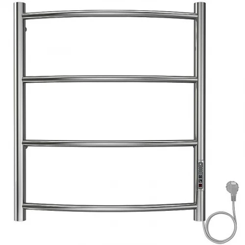 Электрический полотенцесушитель Azario Verona 500x600 П4 AZ04856 диммер справа Хром