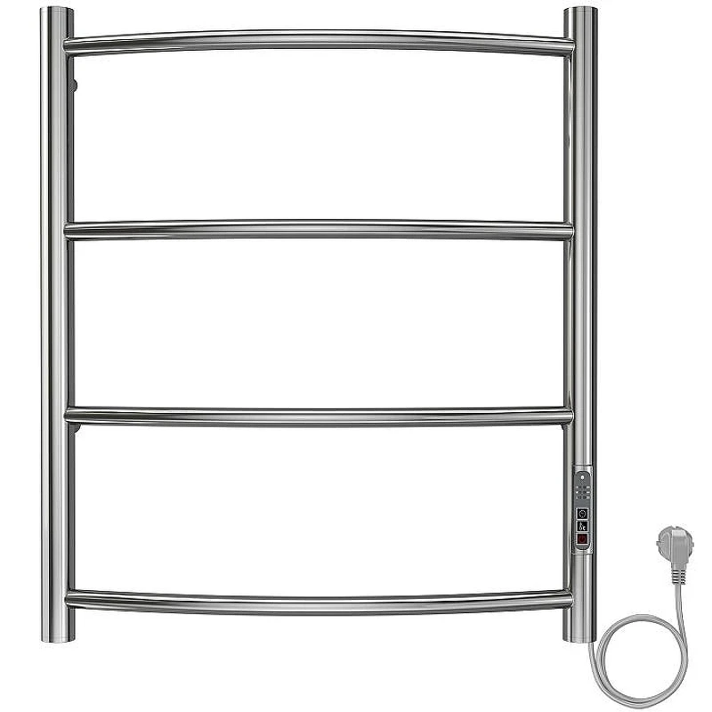 Электрический полотенцесушитель Azario Verona 500x600 П4 AZ04856 диммер справа Хром