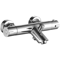 Смеситель для ванны Haiba HB60809 с термостатом Хром на стену