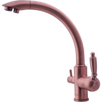 Смеситель для кухни Swedbe Selene Plus 8044 Медь латунь