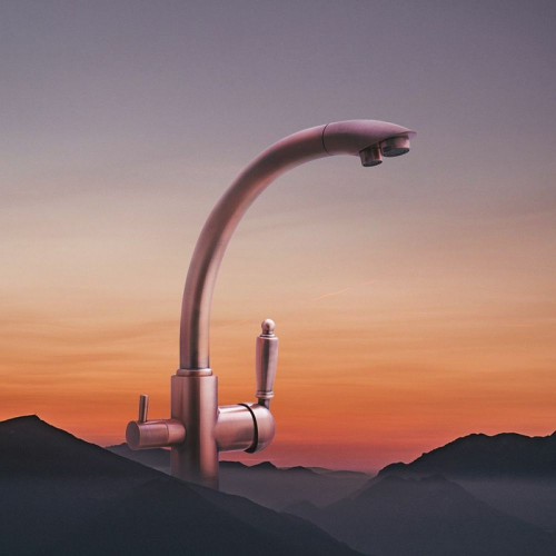 Смеситель для кухни Swedbe Selene Plus 8044 Медь латунь