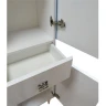 Шкаф пенал Comforty Монако 40 R 00003129168 Белый глянец МДФ / ЛДСП