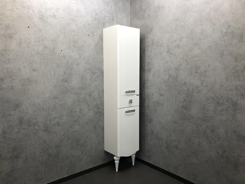 Шкаф пенал Comforty Монако 40 R 00003129168 Белый глянец МДФ / ЛДСП