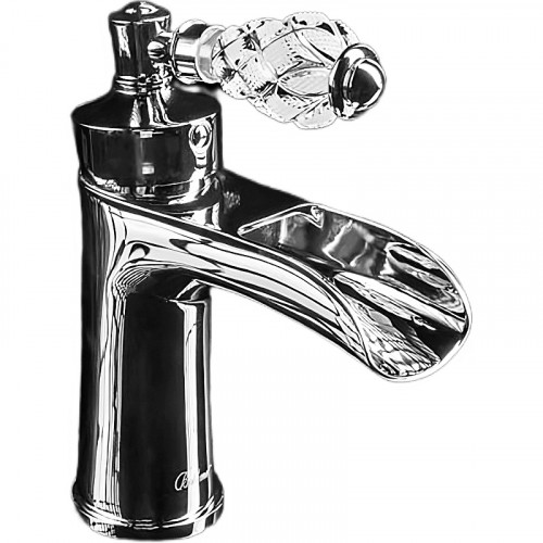 Смеситель для раковины Boheme Vogue Crystal 221-CRST Хром латунь