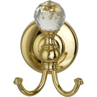 Двойной крючок Migliore Amerida 16600 Золото с кристаллом Swarovski