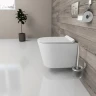 Унитаз beWash Aldo BKWHR401480 подвесной Белый матовый с сиденьем Микролифт фарфор подвесной