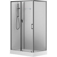 Душевая кабина Aquanet Passion EVO Black 120х80 L 282012 без гидромассажа