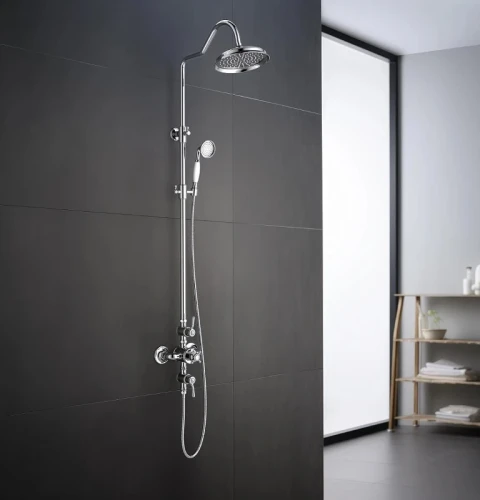 Душевая система Aquatek Классик AQ2563CR с термостатом Хром латунь на стену