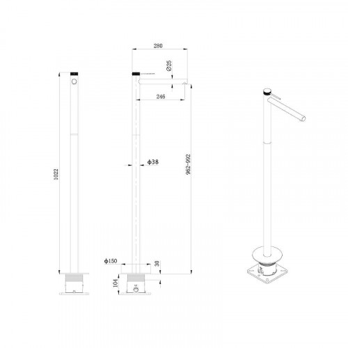 Смеситель для раковины Abber Emotion 316 AF8843BST цвет Сталь брашированная