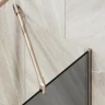Шторка на ванну Maybah Glass MGV-129-2у 340x1400 в узком профиле Бронза стекло графитовое матовое