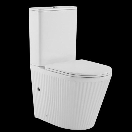 Унитаз компакт CeramaLux TR2175 цвет Белый с бачком и сиденьем