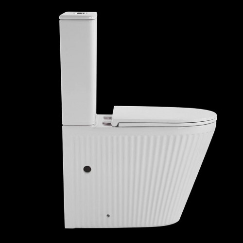 Унитаз компакт CeramaLux TR2175 цвет Белый с бачком и сиденьем