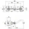 Смеситель для раковины Gattoni TRD TR105/18D0 Золото 24 карат