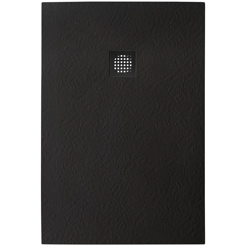Душевой поддон из искусственного камня BelBagno Uno 120x80 TRAY-MR-UNO-AH-120/80-35-NERO-NO Черный матовый